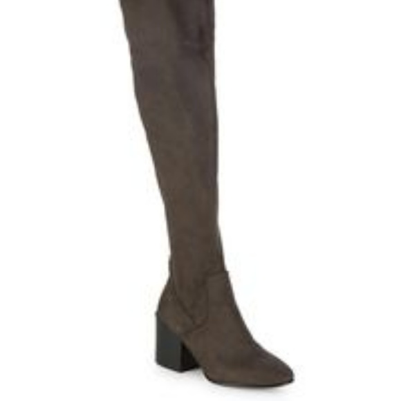 Ash  As-Elisa Over-Knee Gray Boots - Picture 2 of 5